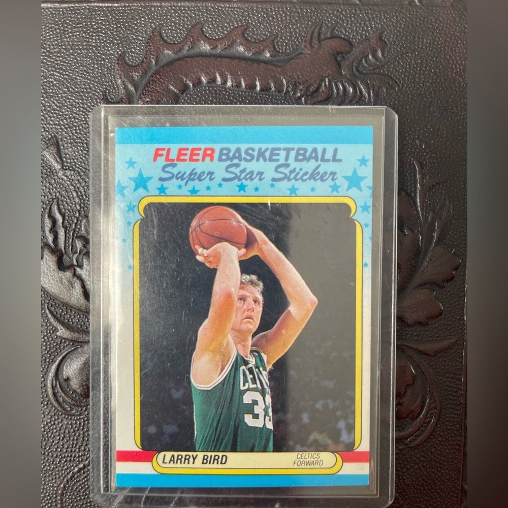 1988 / 89 Larry Bird Fleer Super Star Sticker 2 not graded